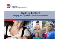Sydney District - Public Service Association
