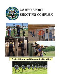 Cameo Sport Shooting Complex - Colorado Parks and Wildlife