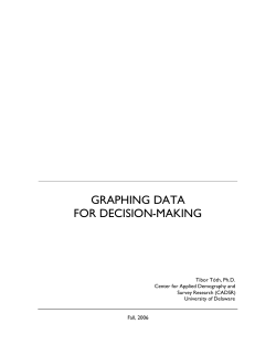 graphing data for decision-making - Center for Applied Demography