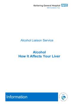 Alcohol How It Affects Your Liver