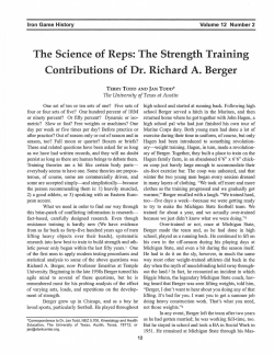 The Science of Reps: The Strength Training