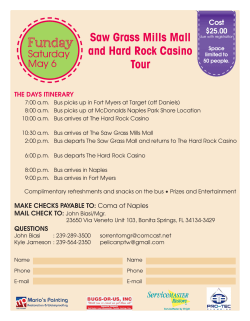 Saw Grass Mills Mall and Hard Rock Casino Tour