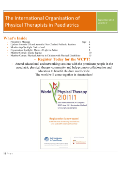 IOPTP newsletter issue five - September 2010