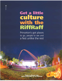 culture - The RiffRaff Arts Collective