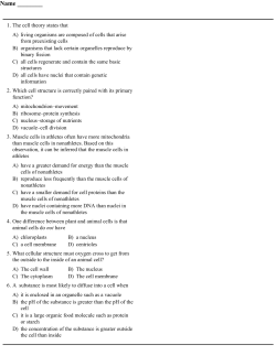 1.The cell theory states that
