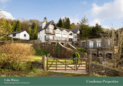 Calm Waters - Cumbrian Properties