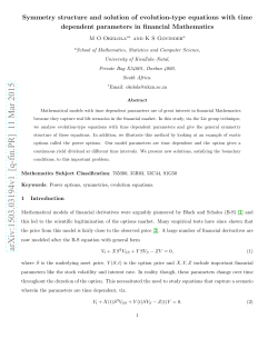 Symmetry structure and solution of evolution
