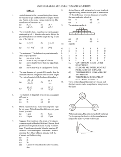 2.CSIR DECEMBER 2015 QUESTION AND SOLUTION Click To
