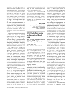 CDC Health Information for International Travel 2008
