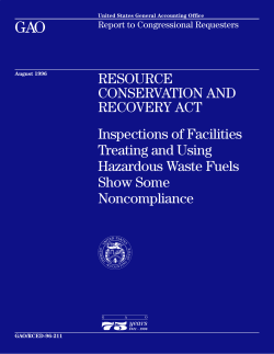 RCED-96-211 Resource Conservation and Recovery Act