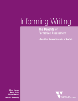 Informing Writing - Carnegie Corporation of New York