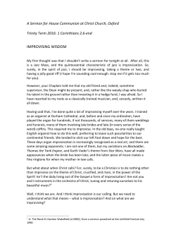 A Sermon for the Parish of Stafford