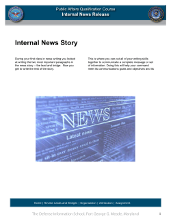 Internal News Story