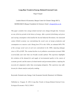 LRExternalCostsEE2011 - Centre for Climate Change
