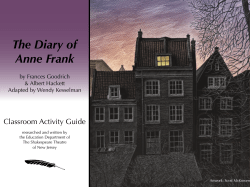 The Diary of Anne Frank - Shakespeare Theatre of New
