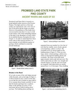 Promised Land State Park, Pike County&mdash;Ancient Rivers