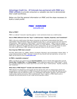 February 9, 2005 - Advantage Credit