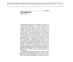 Introduction - Centre for the Study of Culture and Society