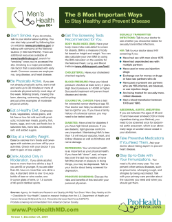 Men`s Health - ProHealth Physicians