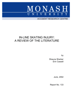 In-line Skating Injury