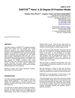 Santos Hand: A 25-Degree-of-Freedom Model