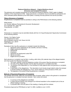 Piedmont Workforce Network &ndash; Virginia Workforce Area 6