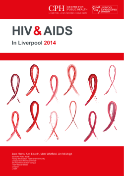 HIV and AIDS in Liverpool 2014