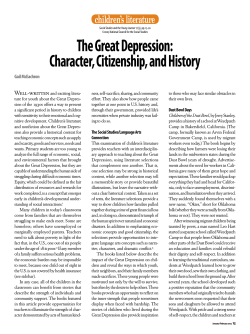 The Great Depression - National Council for the Social Studies
