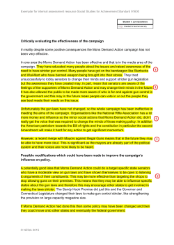 Critically evaluating the effectiveness of the campaign In reality