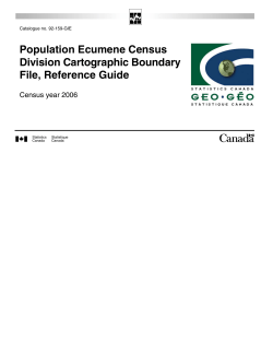 Population Ecumene Census Division