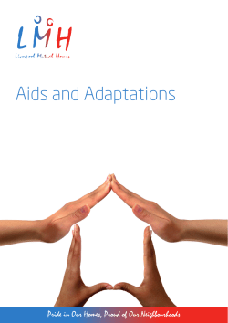 Aids and Adaptations Leaflet