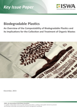 Biodegradable Plastics - An Overview of the Compostability