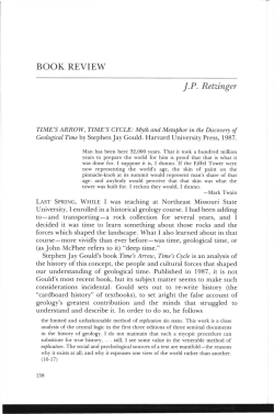 Time`s Arriow, Time`s Cycle: Myth and Metaphor