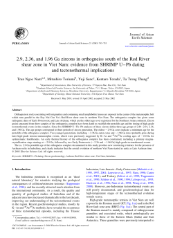 2.9, 2.36, and 1.96 Ga zircons in orthogneiss south of the Red