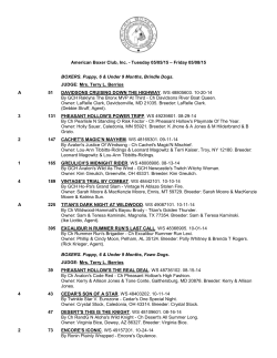 Specialty - American Boxer Club