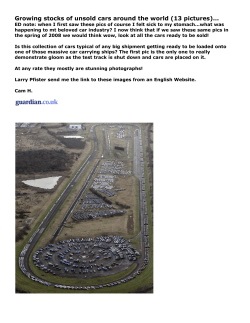 Growing stocks of unsold cars around the world (13 pictures