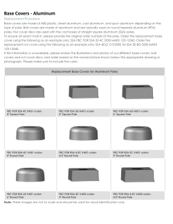 Base Covers - Aluminum