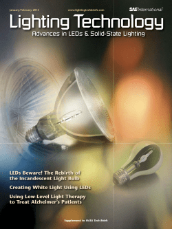 The Rebirth of the Incandescent Light Bulb