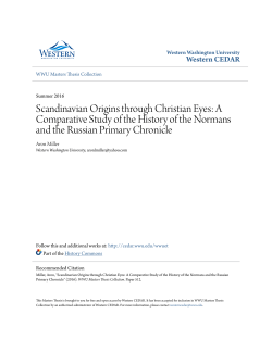 Scandinavian Origins through Christian Eyes: A