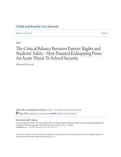 The Critical Balance Between Parents` Rights and Students` Safety