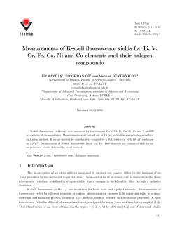 Measurements of K-shell fluorescence yields for