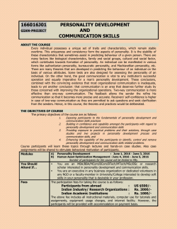 166016j01 personality development and communication skills