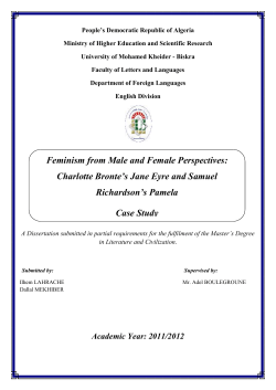 Feminism from Male and Female Perspectives