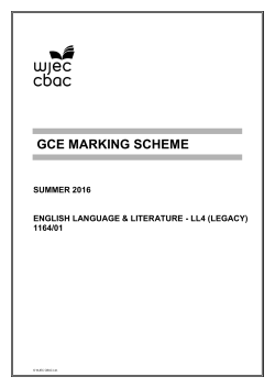 Mark Scheme