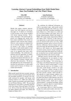 Learning Abstract Concept Embeddings from Multi