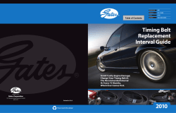 Timing Belt Replacement Interval Guide