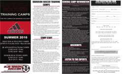 listen to the experts davidson soccer training camps camp staff