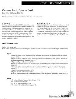 CST DOCUMENTS - Education for Justice