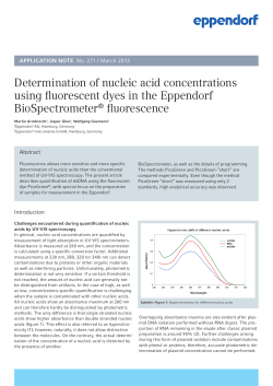 Determination of nucleic acid concentrations using