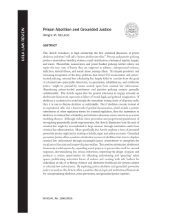 Prison Abolition and Grounded Justice